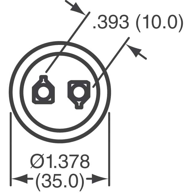 381LR681M250A022 Cornell Dubilier Electronics (CDE)  Condensadores electrolíticos de aluminio